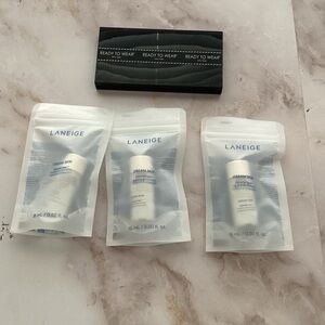 (3) laneige nwt hydrating cream toner travels